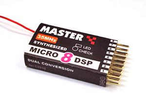 Corona/Master Micro 8 DSP (Synthesizer, 8 Kanäle, 9g, 35Mhz) Corona/Master Micro 8 DSP (Synthesizer, 8 Kanäle, 9g, 35Mhz)