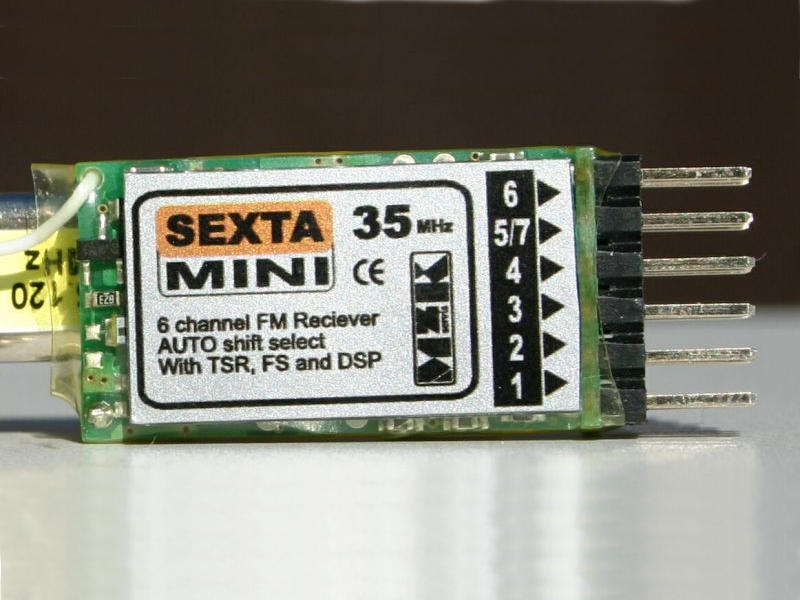 MZK   Sexta Mini (BERG-Digitaldekoder, 6 Kanäle, 7g, 35Mhz)