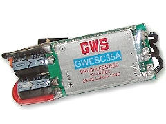 GWS BL-Regler 35A * 22g * 2-4Lipos GWS BL-Regler 35A * 22g * 2-4Lipos
