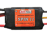 Jeti SPIN  11 S-BEC 5-12NiXx, 2-4Lipo - BL Regler + Datenlogger