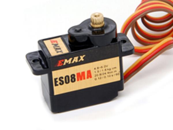 Servo Emax ES08MA (metall, analog) * 12,6g 1,8kg/cm